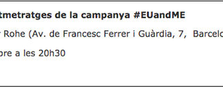 #EUandME: cinc curtmetratges que mostren el valor que la UE aporta als joves es projectaran al Pavelló Mies van de Rohe