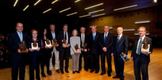 Xavier Trias, Lucía Etxebarria, Núria Espert, Carles Francino i Juli Soler reben els VII Premis Gaudí-Gresol