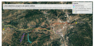 El Consell Comarcal del Bages s’oposa a la línia elèctrica projectada per donar servei a dos parcs eòlics