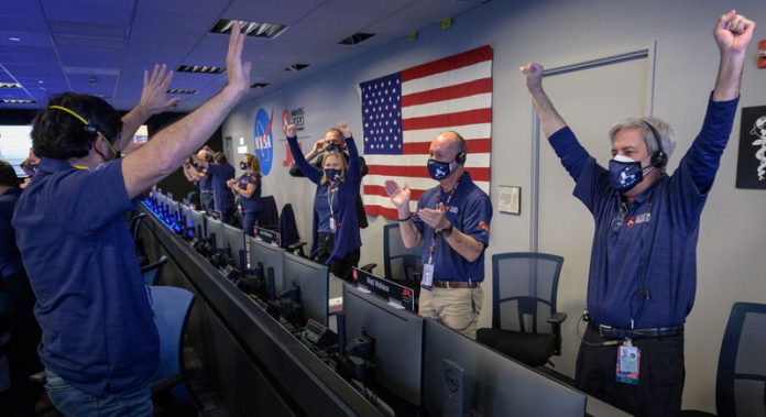 NASA Perseverance Rover Landing Day