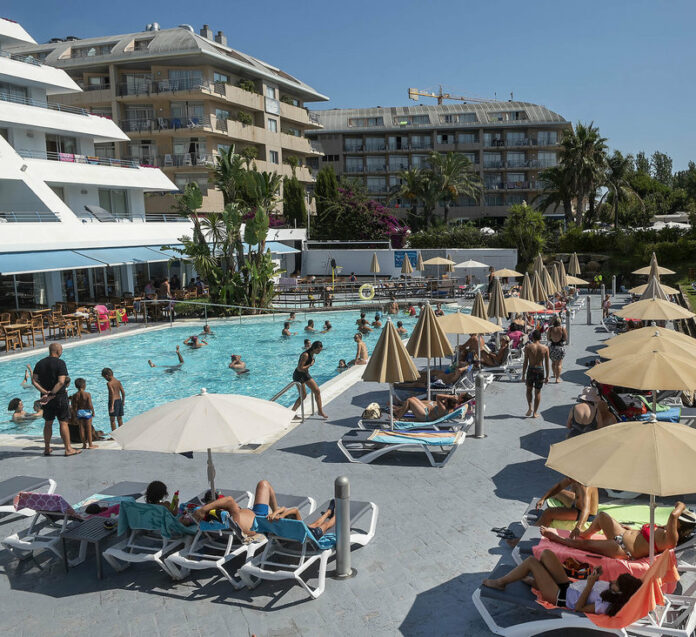 Santa Susanna. Ambient turistes a Santa Susanna (Alt Maresme)