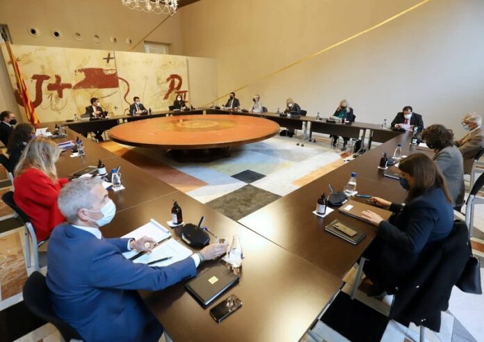 Foto de la reunió del Govern