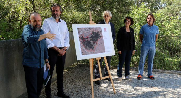 Presentació del pla d'actuació per prevenir incendis forestals a Collserola