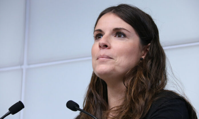 La portaveu de JxCat al Parlament, Mònica Sales