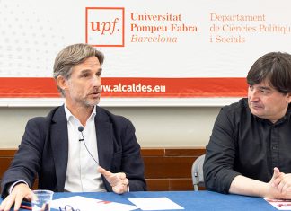 Xavi Paz defensa el paper clau de l’administració local i el valor estratègic de l’AMB en el cicle “Alcaldes i Universitat” a la UPF
