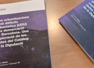 Nova publicació que analitza les dades d’urbanitzacions amb dèficits urbanístics